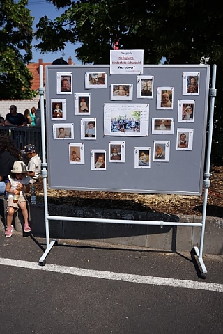 Das Foto-Rätsel des Kollegiums machte viele Besucher neugierig