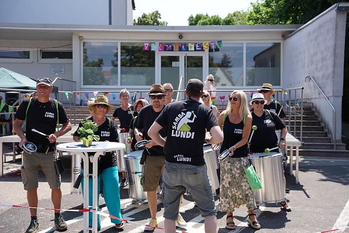 Auch Samba Lundi unterhielt die Gäste mit einem musikalischen Beitrag